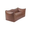 Luxury Le Bambole Vintage Leather Sofa