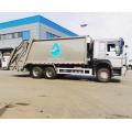 Howo bon marché 18 mètres cubes nouveaux camions à ordures
