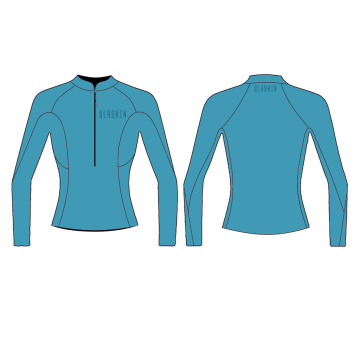 Zeein dames 4/3 mm voor zip duik wetsuit top