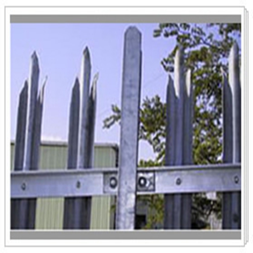 Metal Galvanized Steel Palisade Fence