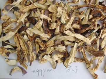 Healthy air- dried eggplant