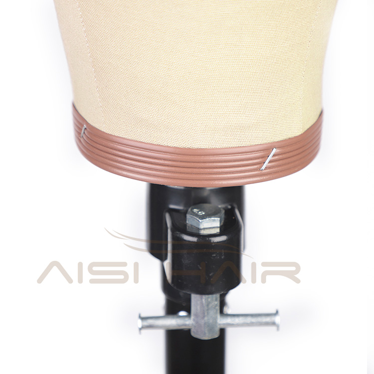 Aisi Hair Canvas Block Head Mannequin Head Weft Wig Display Style Styling Manikin Head Cork Inside Dryer Free Gifts