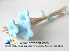 aroma diffuser, fragrance diffuser, light blue flower stick,ceramic flower diffuser