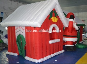kids chrismas inflatable playhouse