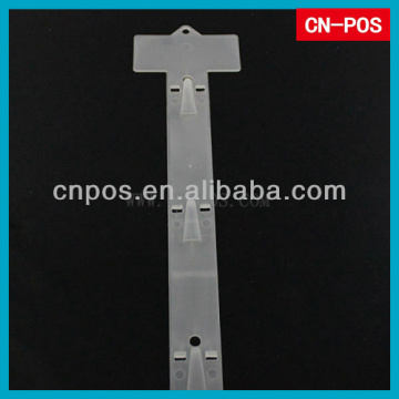 supermarket plastic pp clip strip for displaying