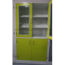 School Lab Chemical Steel Storage Cabinet / Glassware Storage Cabinet