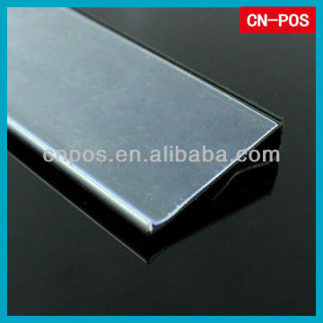 supermarket clear data strip for display