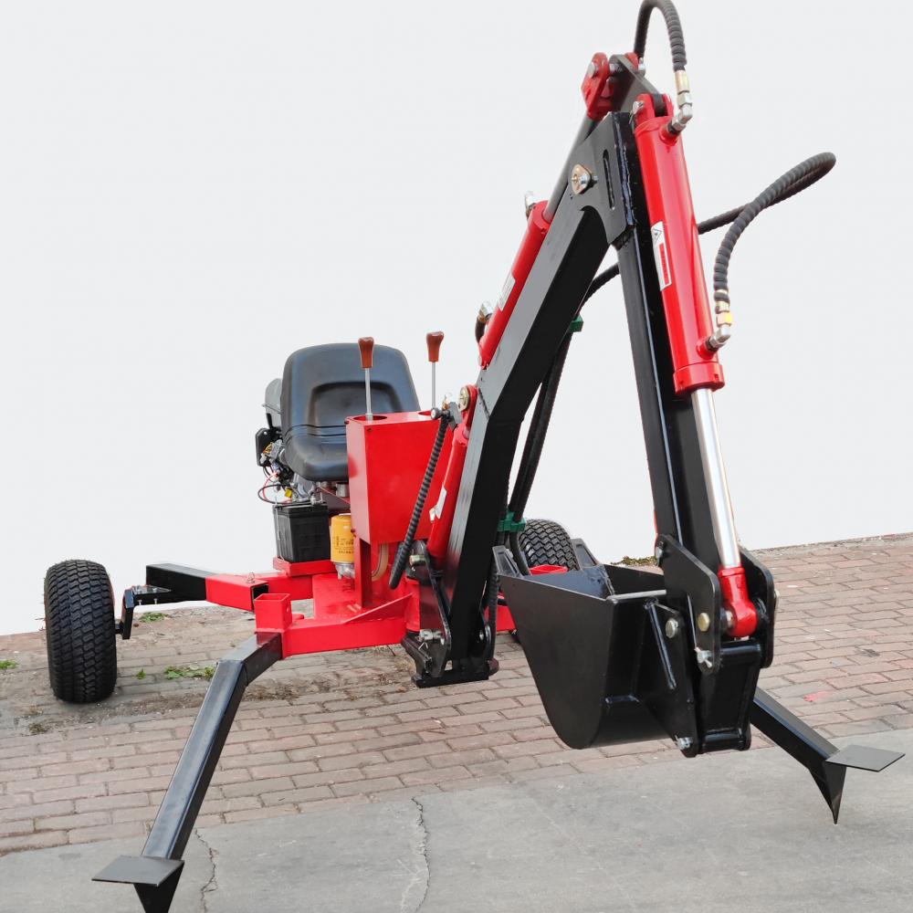 Máy đào bánh xe nhỏ 9 hp