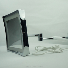 Bathroom Wall LED Makeup Mirror with Accessories