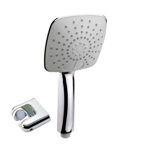 Cabezal de ducha portátil de mano de plástico seleccionado con botón