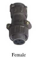 Welding Control Wire 4-Pin Aviation Plug Female