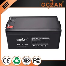 Certificated 12V excellent factory direct sell 250ah UPS battery