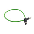 M12 to RJ45 Male Shielded Pre-wired Installation Cable