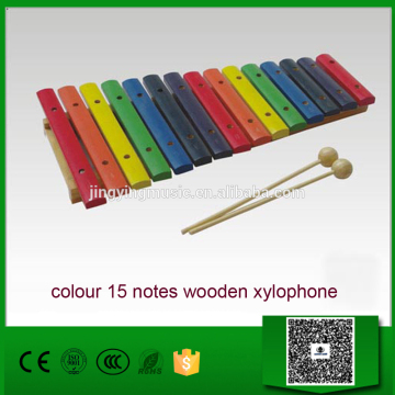 colour 15 notes wooden xylophone,Kids Xylophone