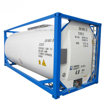 Liquid Oxygen 40 FT ISO Cryogenic Tank Container