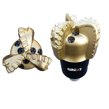 Three Wings PDC Cutter Coal Mining Drill Bit