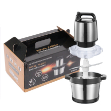 Electric Meat Shredder & Grinders: 6L Kitchen Appliance for Meat Slicing & Chopping