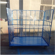 Warehouse Storage Wire Cage Logistic Trolley