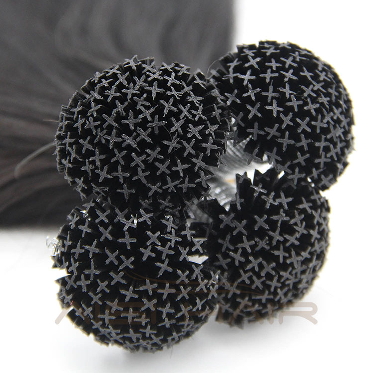 Aisi Hair Hot Sale Top Grade X-Tip Hair Extension Wholesale Natural Black Hair Extensions for Women