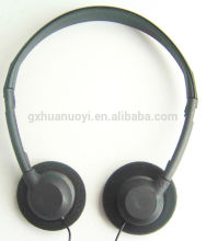 headphone for aviation / double pin adaptor earbuds /cheapest headphone/popular headphone/airline headset/headphone with sponge