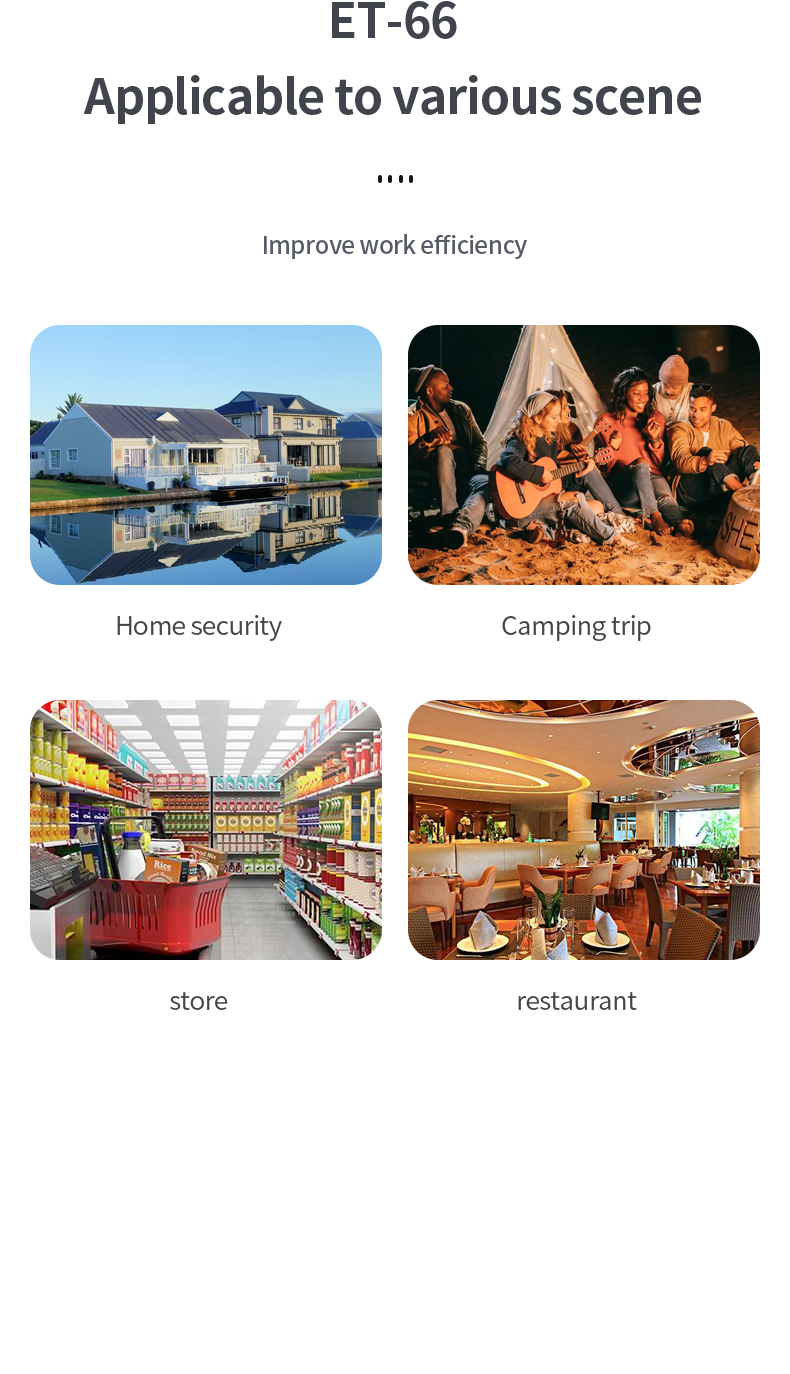 ETMY ET-66 Mini Hotel 2 Way Radio Call UHF Long Distance Cheap Walkie Talkie 2pcs Set