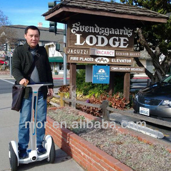 Self-balancing scooter with two wheels