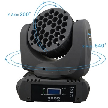 36*3W LED Moving Head Beam Wash light LM108 Stage Led Light Moving Head Light