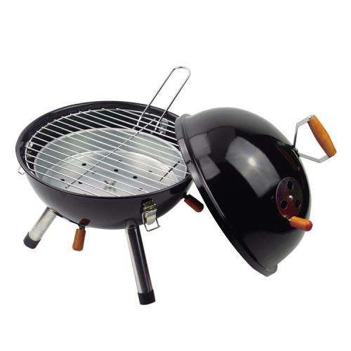 portable easy assembly char boil BBQ grill