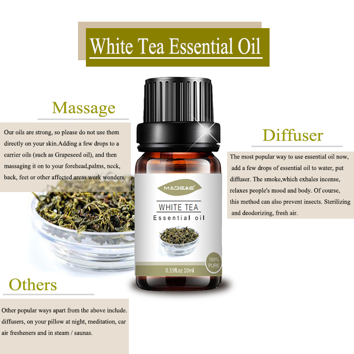 10 ml arôme diffuseur Natural White Tea Essential Essential