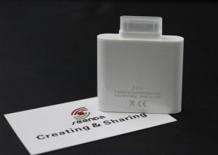 Battery Power Car Kit Iphone 4 Fm Transmitters Camera Connector With 5v Usb Output