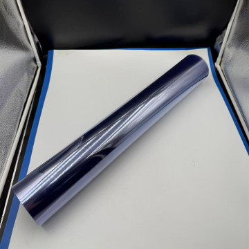 Transparent PVC blister sheet composite with paper packaging