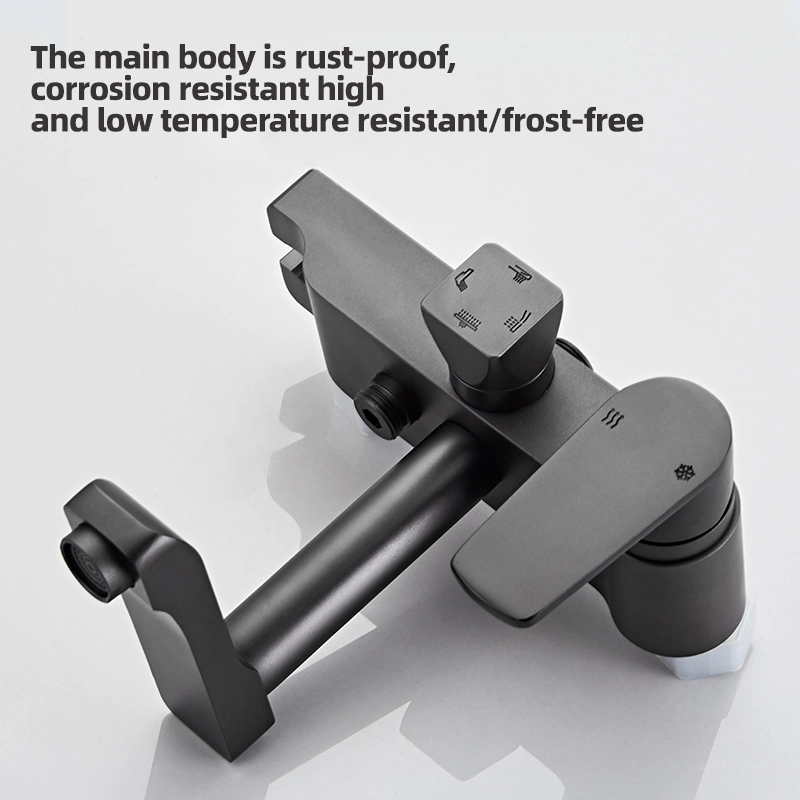 Factory Price High Pressure Constant Temperature Complete Shower Set with Shower Head