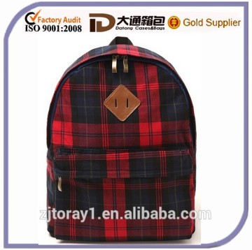 plaid kindergarten school bag backpack for kids childrens