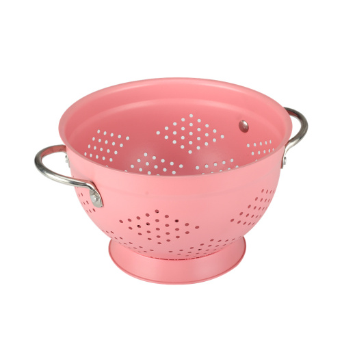 Rosa Farbpulverbeschichtung Colander