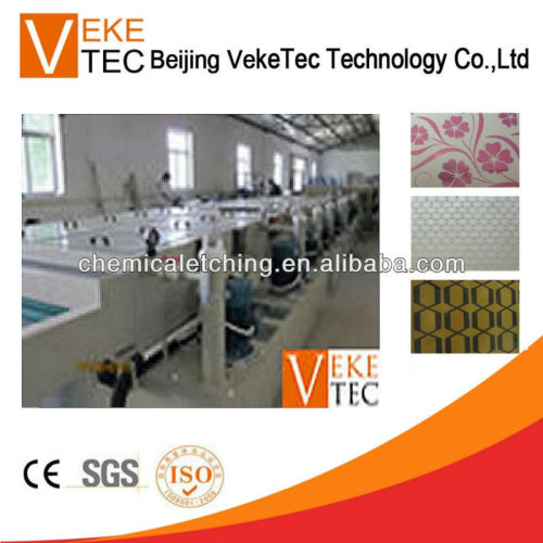 Auto Decorative plate etching machine