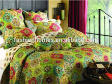 Indian cotton hand colorful print quilt/Indian design quilt