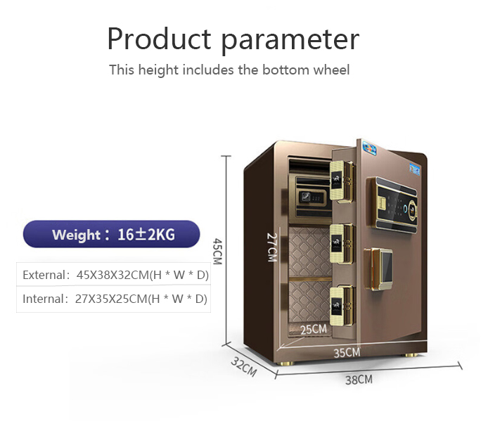 45cm Safe Box Size