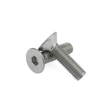 Stainless steel flat head socket screws Hex socket head screws