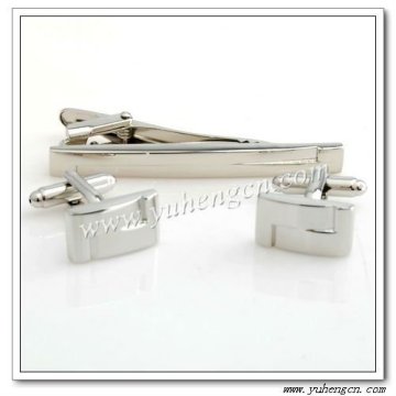 Classic Tie Clip Cufflink Set,Shirt Accessories