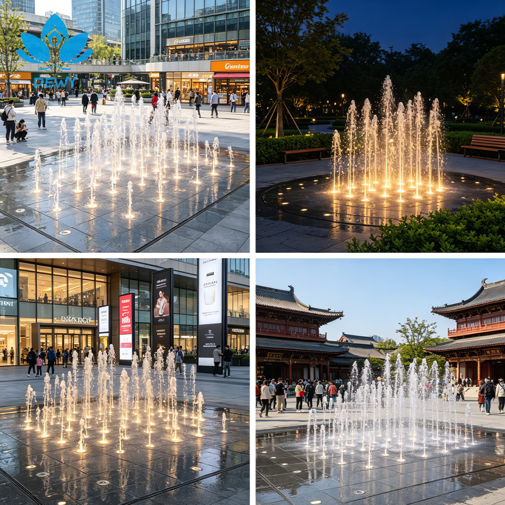 kuru zemin çeşmesi dry floor fountain