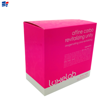 Decorative makeup foldable packaging box