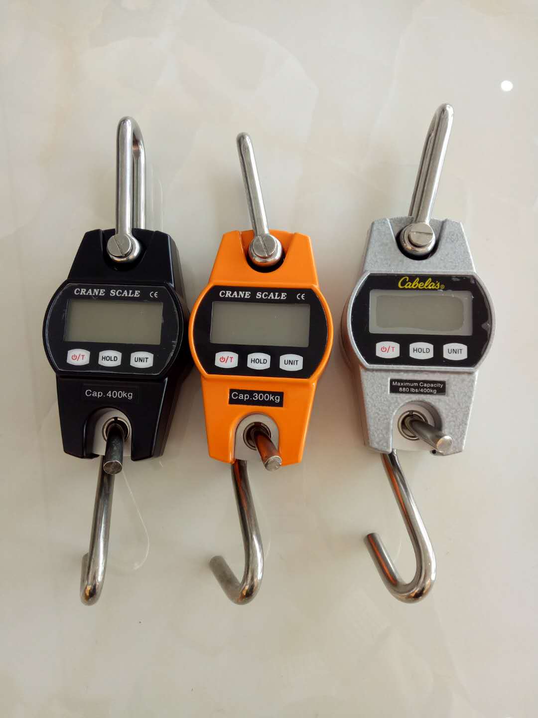 Mini Digital Hanging Crane Scale 300kg/660lbs Portable Hoist LCD for Hunting