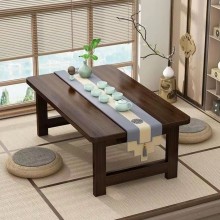 Foldable Bamboo Low Tea Table for Floor