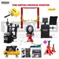 Wheel Balancing Equipment Tire Changer Car Jack Combo