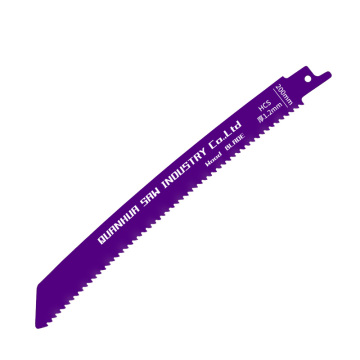 High carbon steel curved saber saw