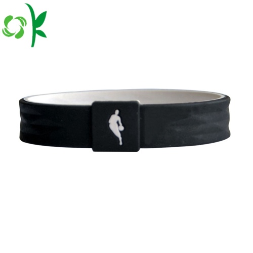 Universal Debossed Balance Silicone Wristbands for Women