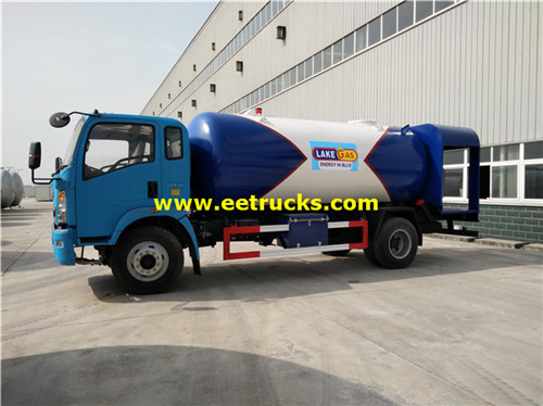 15cbm HOWO Propane Gas Delivery Trucks