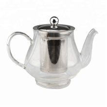 Glass Tea pot with Stainless Steel Infuser