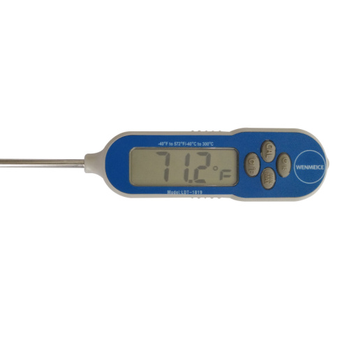 Thermomètre à viande de cuisson numérique à sonde de 30 cm avec sonde à pointe réduite 1,8 mm