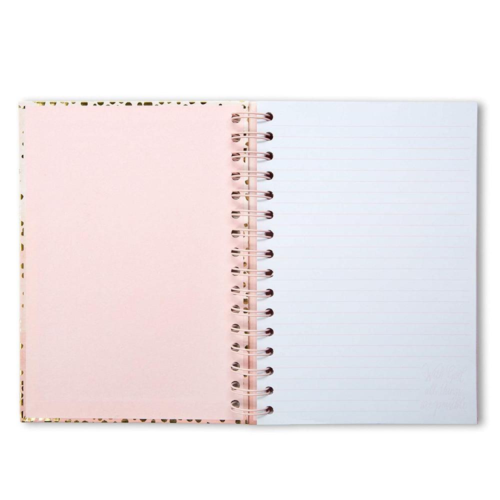 Gold Foil Dots Cover Spiral Notebook 1 Gold Foil Dots Cover Spiral Notebook 1